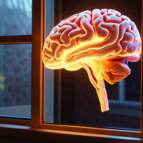Home 4 **
A person looking through a window into a glowing brain, representing understanding customer behavior. Visualize data streams and light within the brain. Warm, inviting colors.
**
