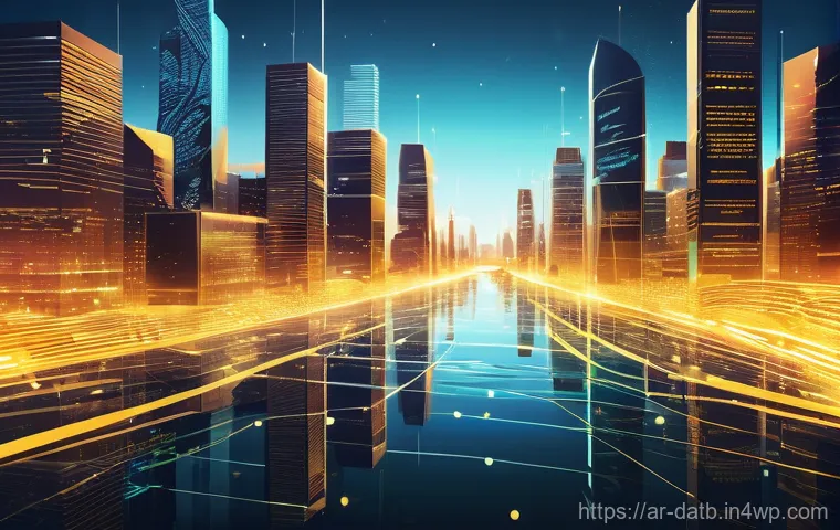 고객 데이터 활용을 위한 허가 사항 - **Prompt 1: The Golden Stream of Digital Data**
    "A vibrant, dynamic illustration depicting indiv...