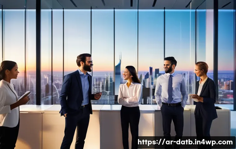 고객 행동 분석을 위한 데이터 활용법 - **Prompt:** "A diverse group of professionals, including men and women of various ages, dressed in c...