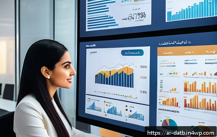 고객 데이터 분석에 필요한 기술 스택 - A modern Middle Eastern marketing office scene showcasing diverse Arab professionals analyzing custo...